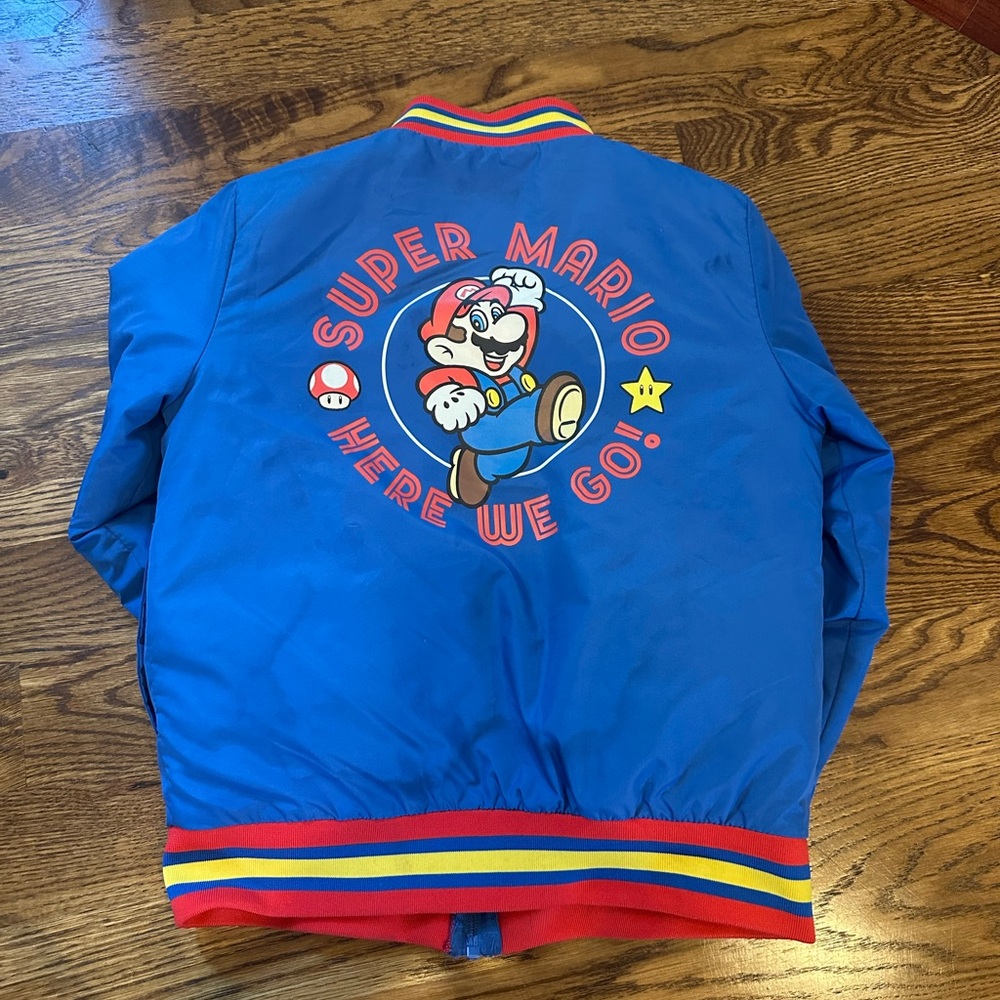 Super Mario Kids Blue Jacket